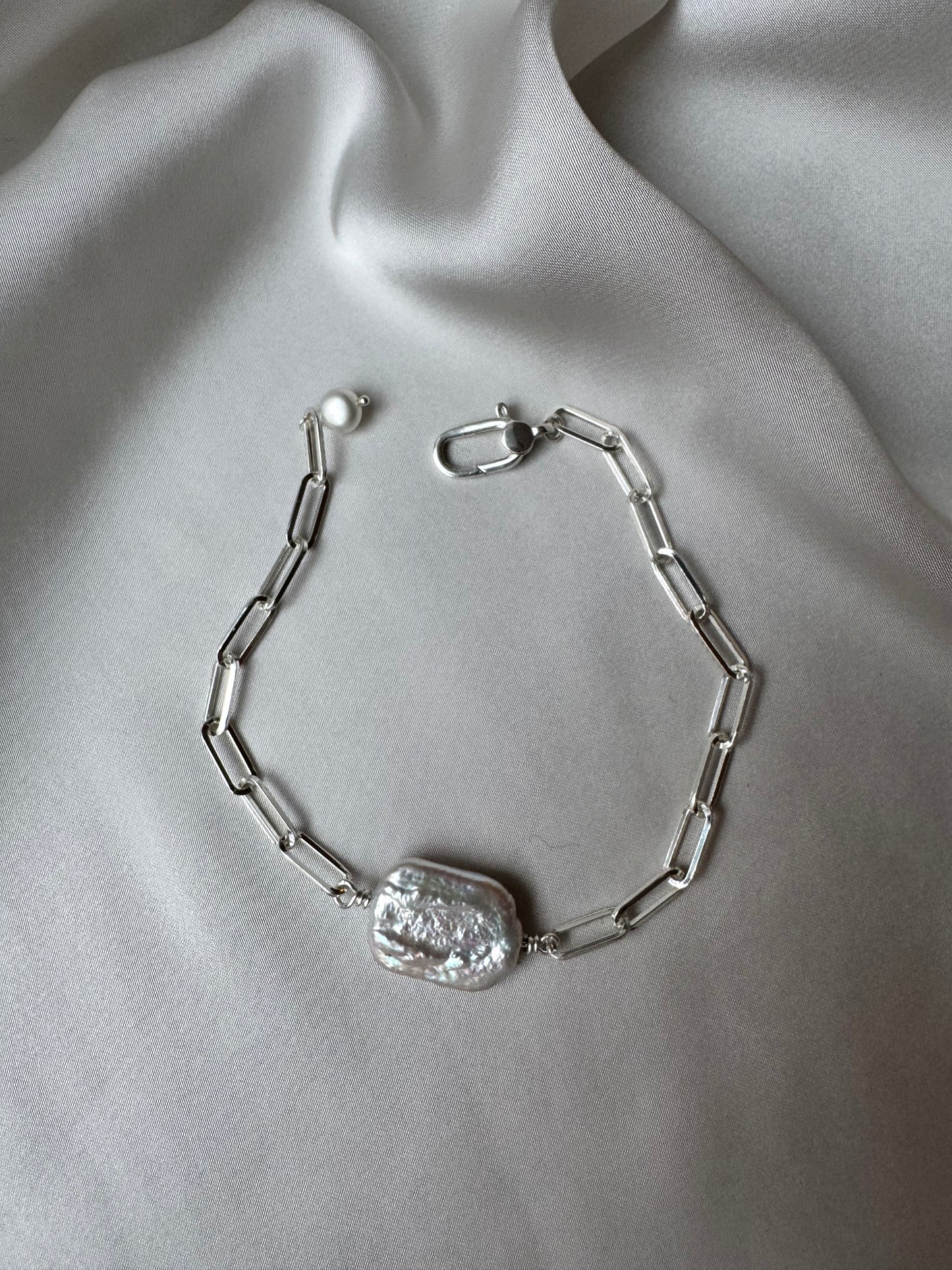 Edgy Chain Bracelet - Sølv