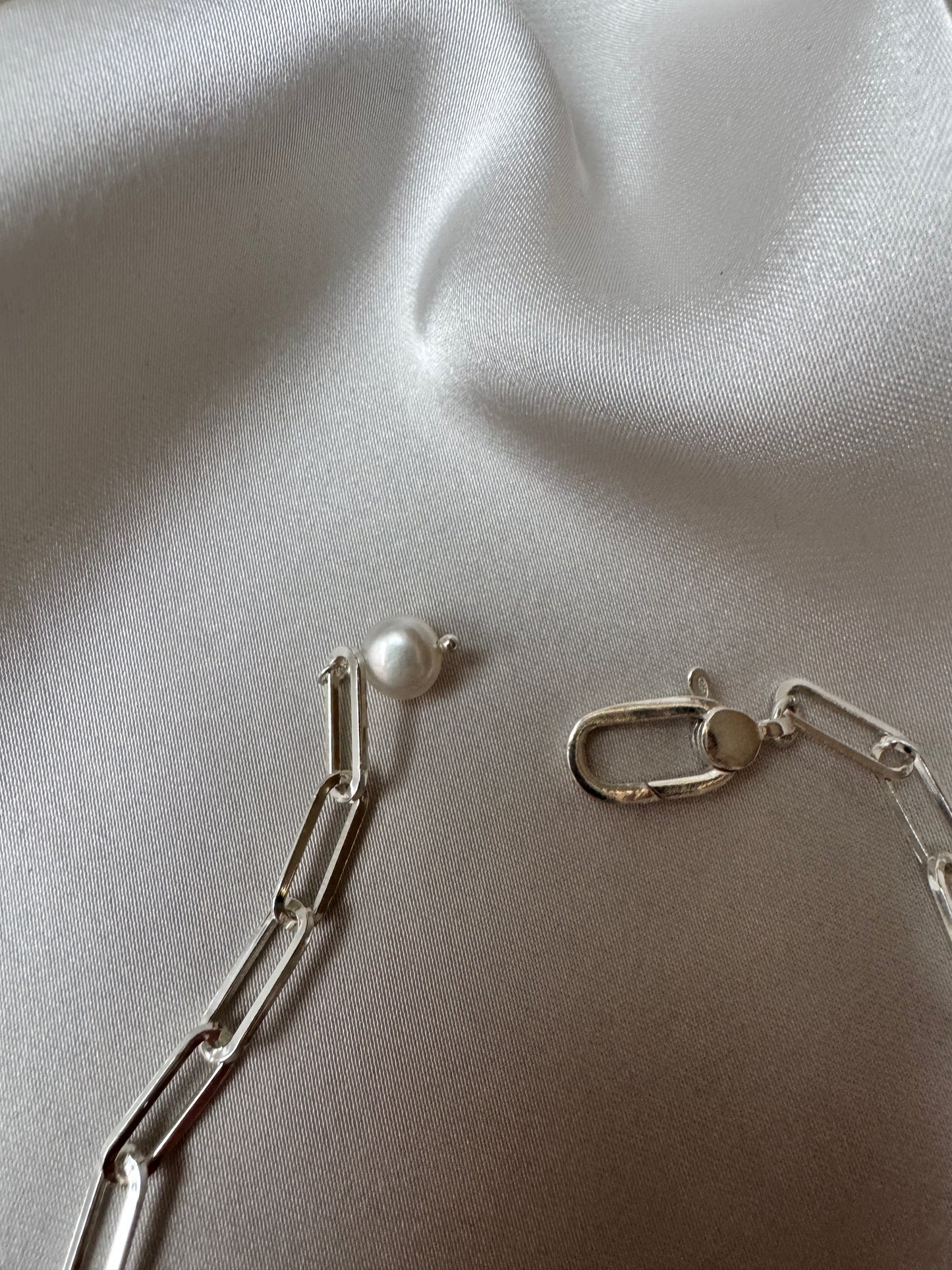 Edgy Chain Bracelet - Sølv