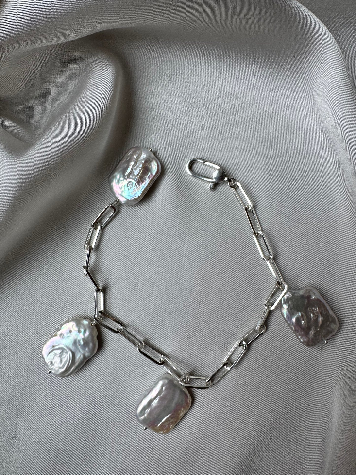 Edgy 4-Chain - Sølv