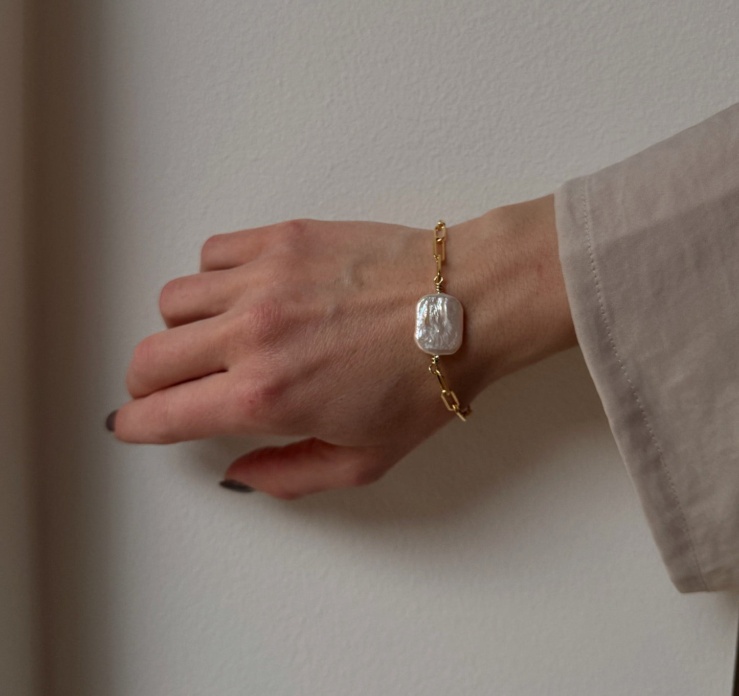 Edgy Chain Bracelet - Guld