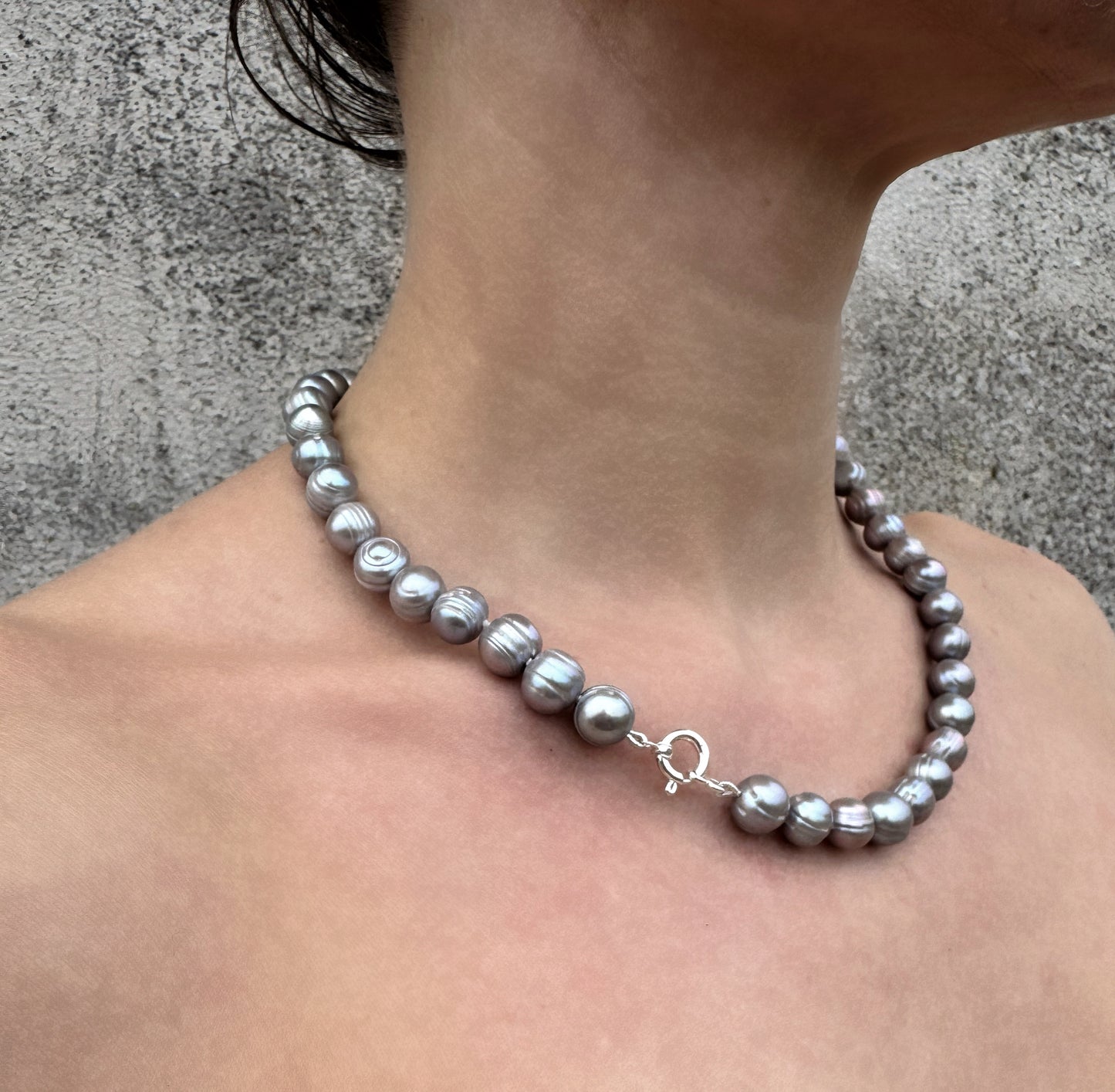 Silver Ground Necklace