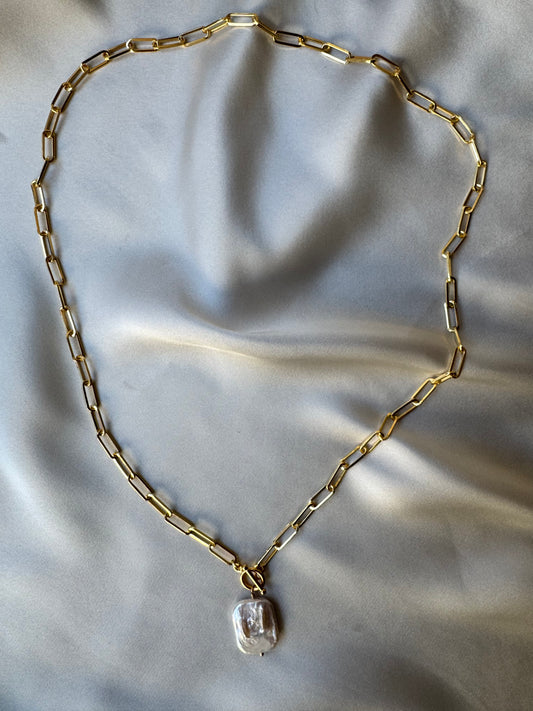 Edgy Chain Necklace - Guld