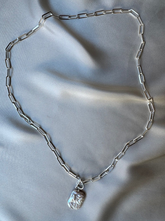 Edgy Chain Necklace - Sølv