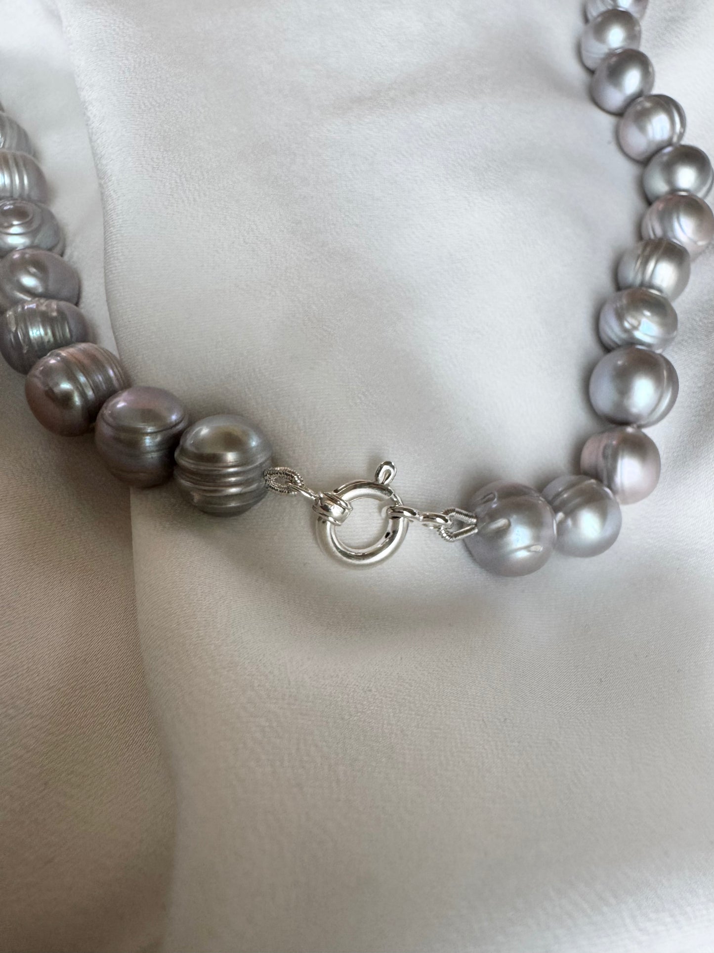 Silver Ground Necklace
